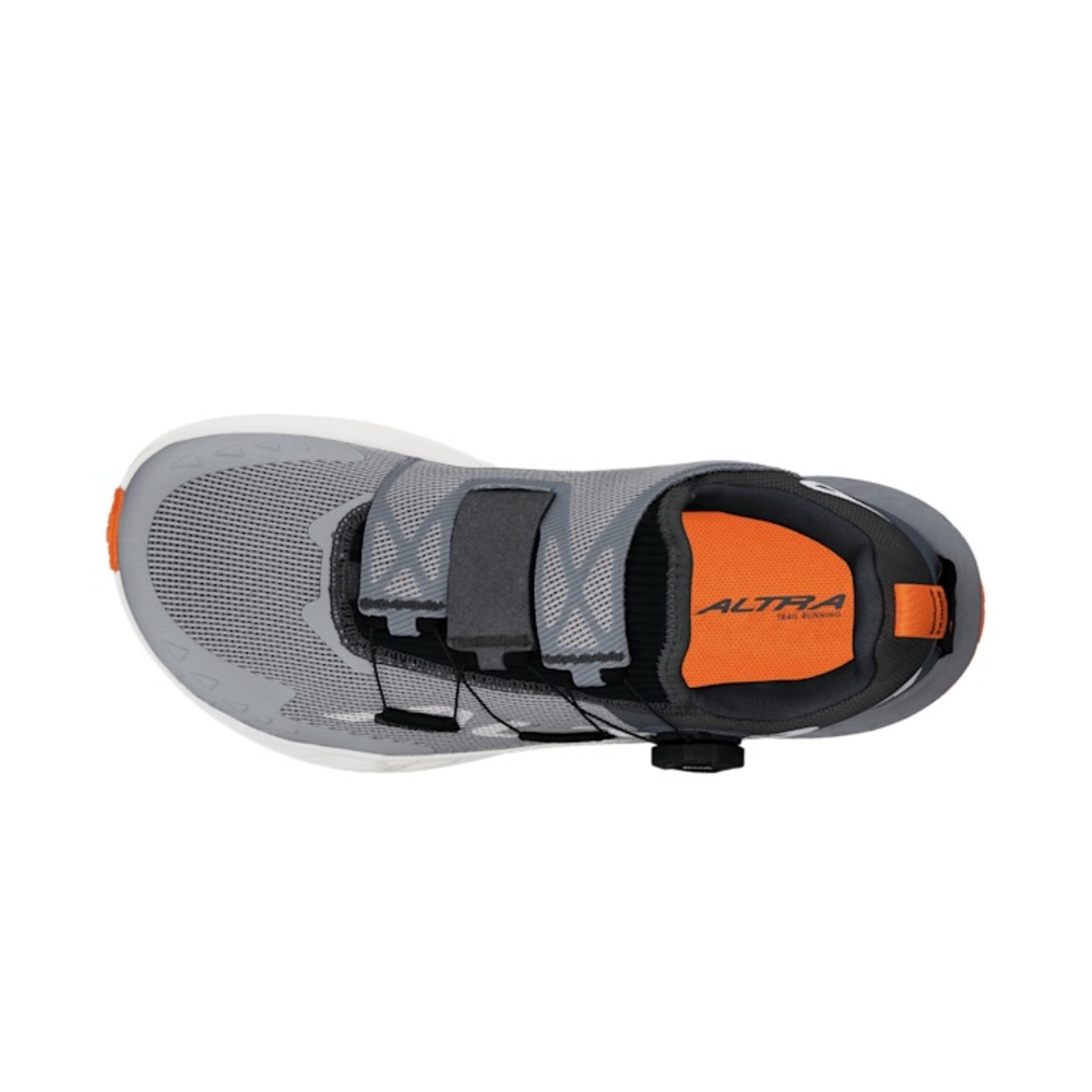 Altra Dynamic Gray and Vibrant Orange Athletic Shoes - Picture 2 of 3